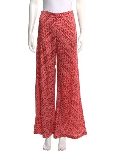 Pre-owned Alexis Printed Wide Leg Pants