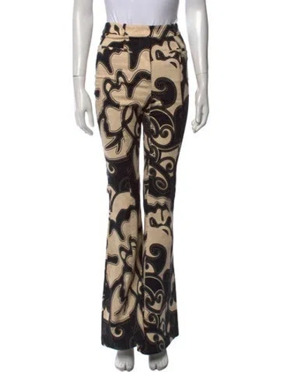 Pre-owned Alexis Printed Wide Leg Pants In Blue
