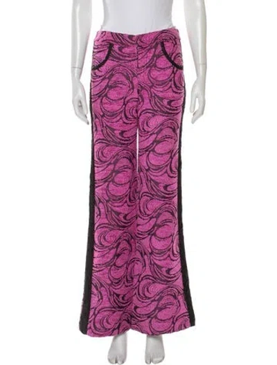 Pre-owned Alexis Printed Wide Leg Pants In Multi