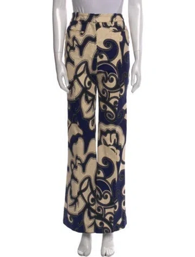 Pre-owned Alexis Printed Wide Leg Pants In Neutral
