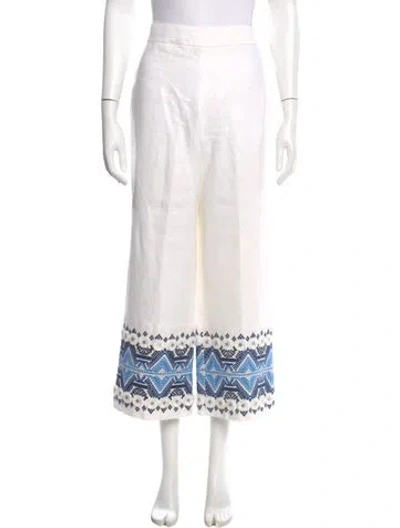 Pre-owned Alexis Printed Wide Leg Pants In Neutral