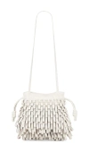 Alexis Quinn Fringe Loop Clutch In 香子兰印花