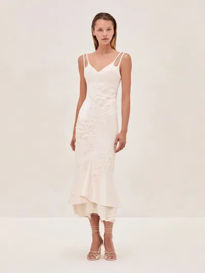 Alexis Raquel Dress In Off White