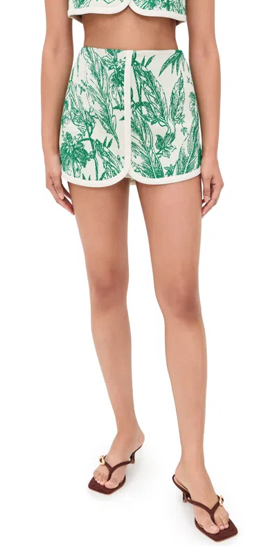 Alexis Rayen Skort Verde Palm In Neutral