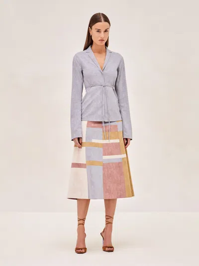 Alexis Renn Skirt In Gray