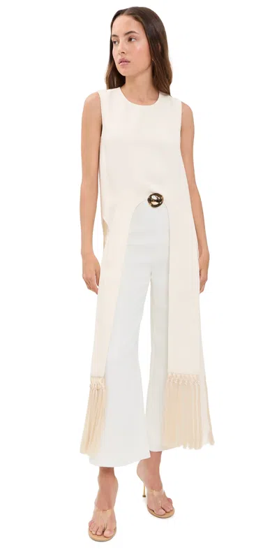 Alexis Rennes Top Ivory In White