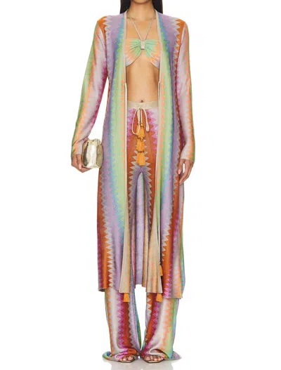 Alexis Retti Robe In Multicolor