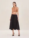 Alexis Revel Top In Brown In Saddle