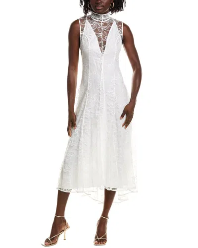 Alexis Rhiane Midi Dress In White