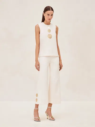 Alexis Rich Pant In White