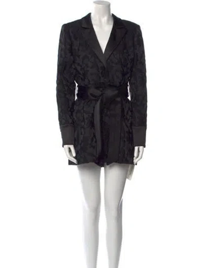 Pre-owned Alexis Romper In Black