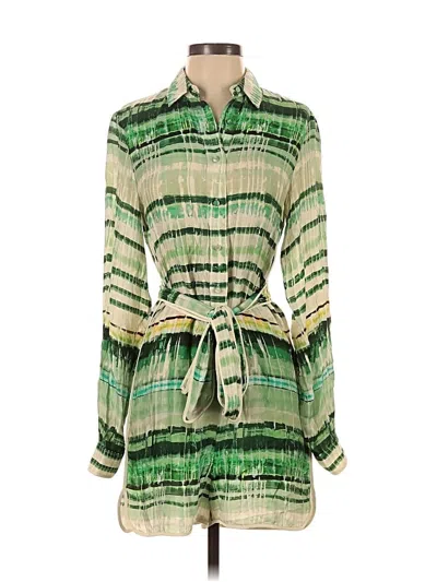 Pre-owned Alexis Romper In Green