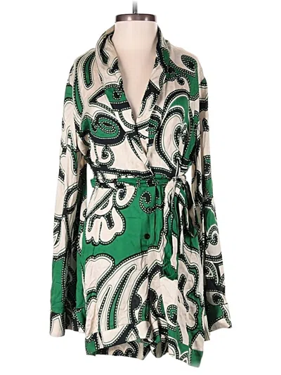 Pre-owned Alexis Romper In Green