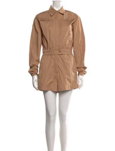 Pre-owned Alexis Romper In Neutral