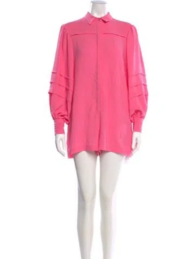 Pre-owned Alexis Romper In Pink