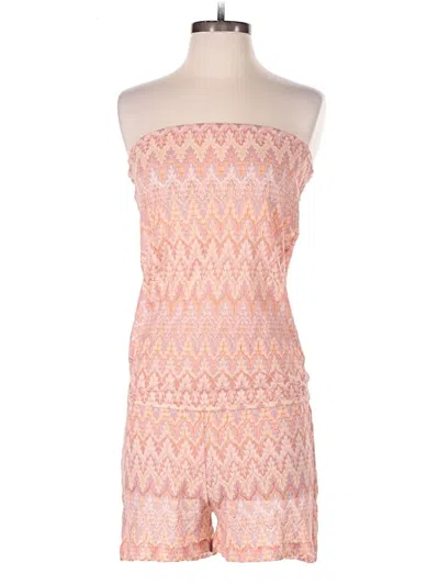 Pre-owned Alexis Romper In Pink