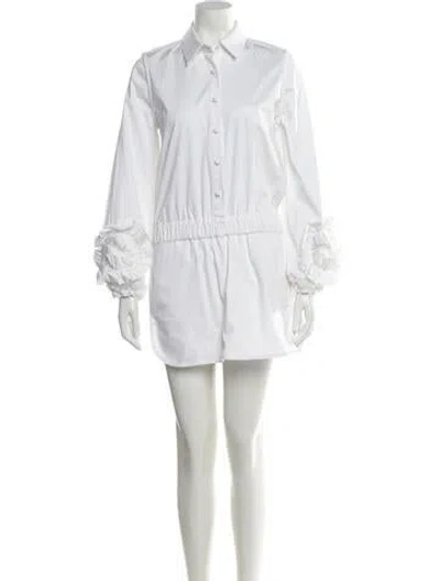 Pre-owned Alexis Romper In White