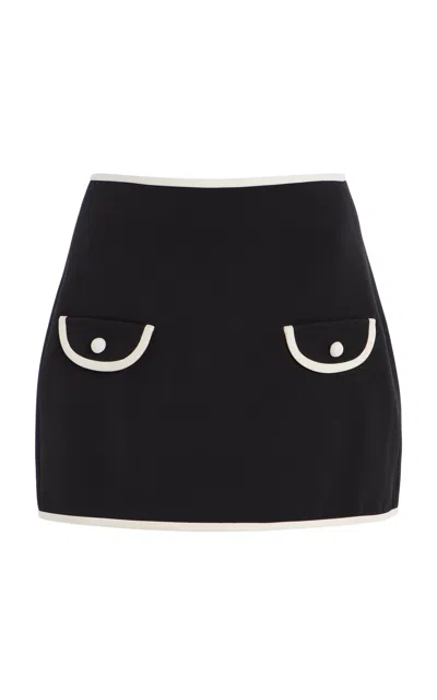 Alexis Rubino Cotton Mini Skirt