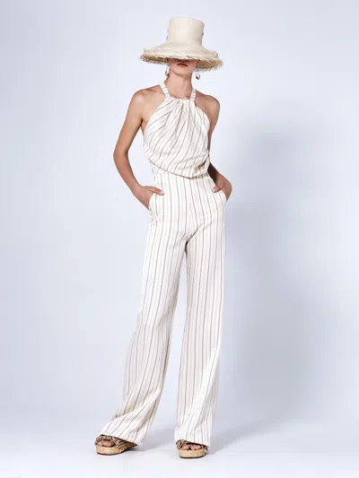 Alexis Ruzena Jumpsuit In White