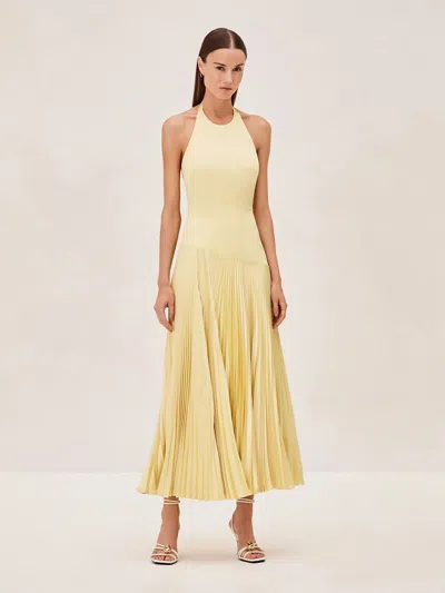 Alexis Saab Dress In Light Yellow