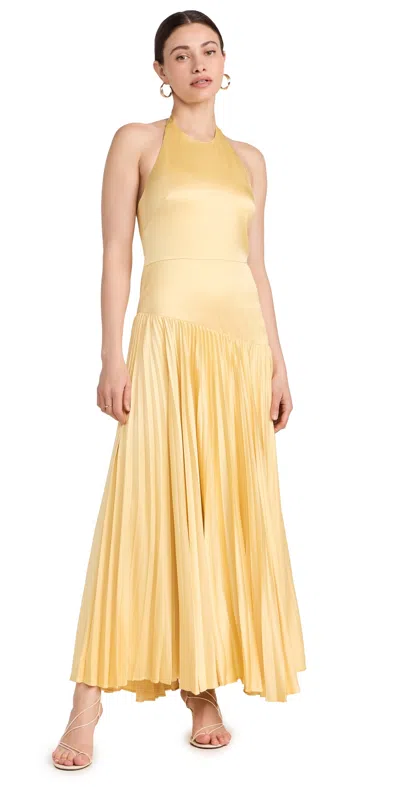 Alexis Saab Dress Light Yellow