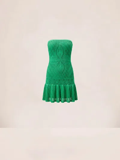 Alexis Saltoria Dress In Jade Green