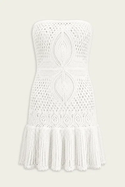 Alexis Saltoria Mini Dress In White