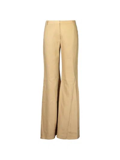 Alexis Samwell Flared Trousers In Brown