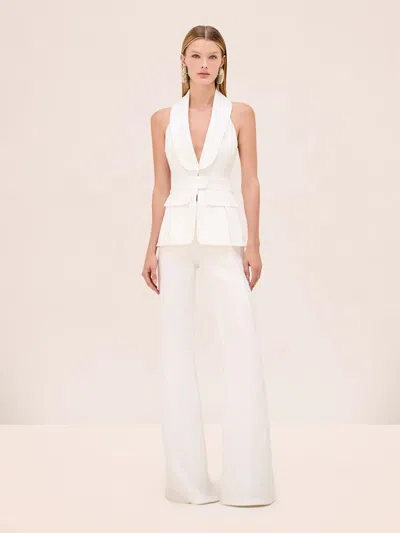 Alexis Samwell Pant In White