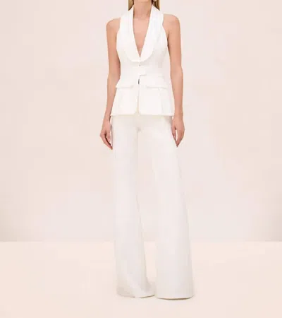 Alexis Samwell Straight-leg Pant In Blanc In White