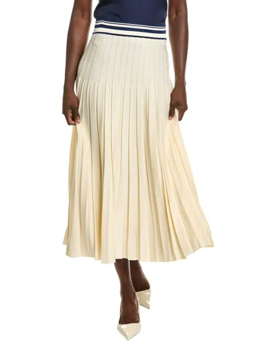 Alexis Sanders Midi Skirt In Neutral