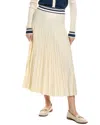 Alexis Sanders Midi Skirt In White
