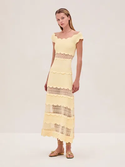 Alexis Saundra Dress In Buttercream