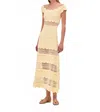 Alexis Saundra Dress In Buttercream In Yellow