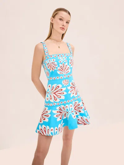 Alexis Saverine Dress In Blue