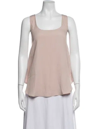 Pre-owned Alexis Scoop Neck Sleeveless Top In Pink