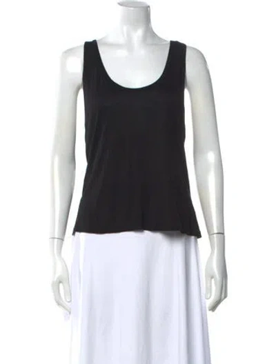 Pre-owned Alexis Scoop Neck Sleeveless Top W/ Tags In Black