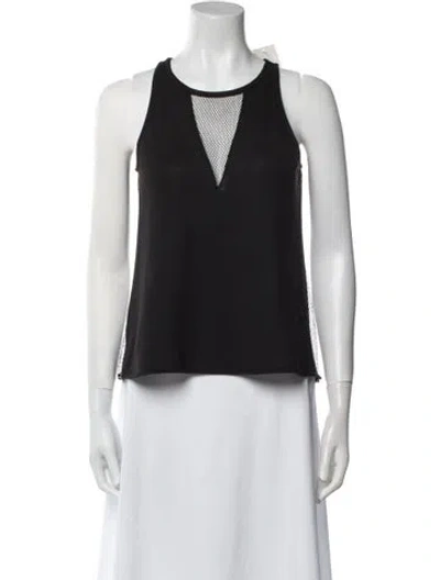 Pre-owned Alexis Scoop Neck Sweater In White