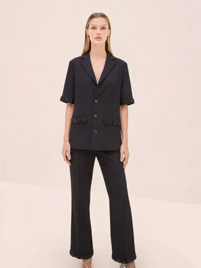 Alexis Serge Pant In Black