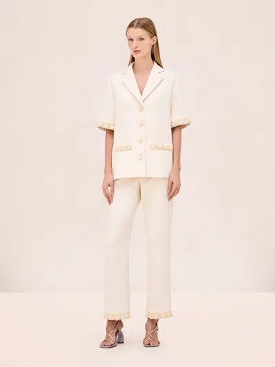Alexis Serge Pant In White