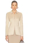 Alexis Shawn Jacket In Nude