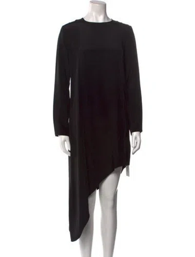 Pre-owned Alexis Silk Long Dress In Black