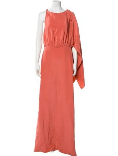 Pre-owned Alexis Silk Long Dress W/ Tags In Pink