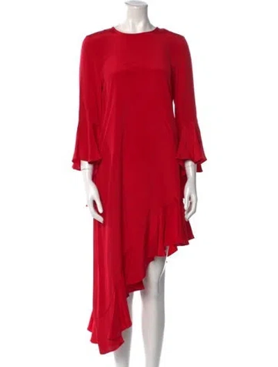 Pre-owned Alexis Silk Long Dress W/ Tags In Red