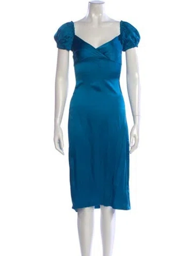 Pre-owned Alexis Silk Midi Length Dress
