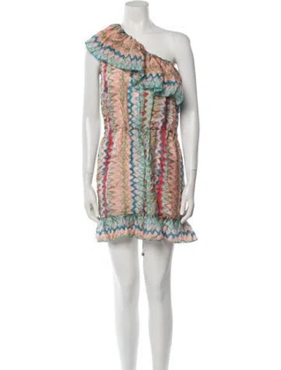 Pre-owned Alexis Silk Mini Dress In Pink