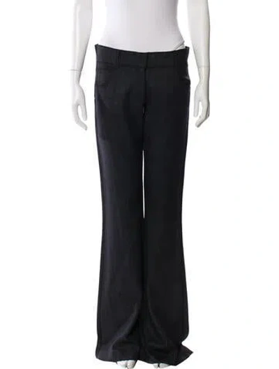 Pre-owned Alexis Silk Wide Leg Pants In Black