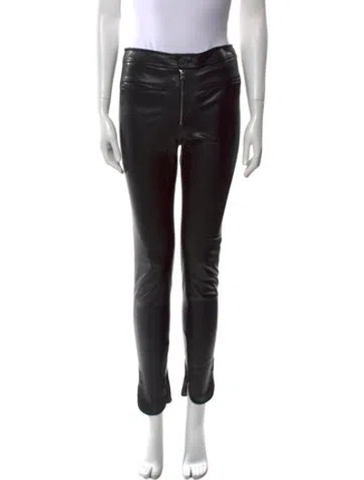 Pre-owned Alexis Skinny Leg Pants In Black