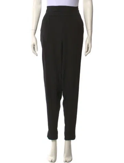 Pre-owned Alexis Skinny Leg Pants In Black