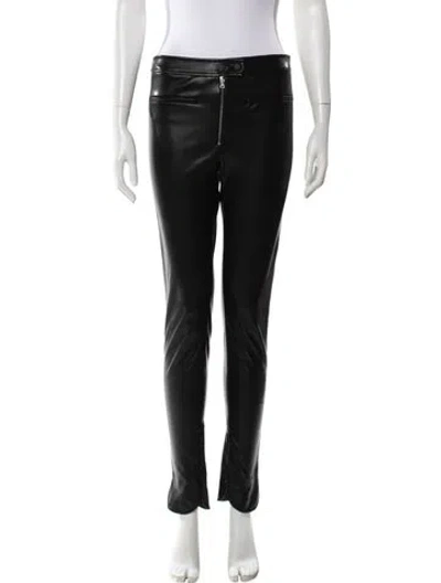 Pre-owned Alexis Skinny Leg Pants In Black